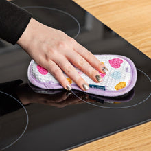 Load image into Gallery viewer, Minky M Cloth Anti Bacterial Cleaning Pad - Pastel Love Hearts
