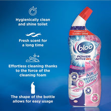 Load image into Gallery viewer, Bloo Power Active Gel Toilet Cleaner Fresh Flowers with Anti-Limescale, 700ml
