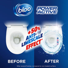 Load image into Gallery viewer, BLOO Power Active Clear Water Toilet Rim Block Flowers - Clean toilet bowl with every flush
