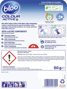 BLOO Power Active Lemon Toilet Rim Block (2ct) - Clean toilet bowl with every flush