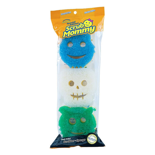 Scrub Mommy Halloween Shapes (3 pcs in a pack - 1 MONSTER, 1 SKELETON, 1 GREMLIN)