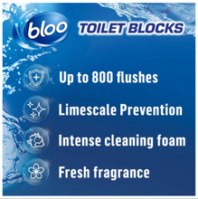 Load image into Gallery viewer, Bloo Original Blue Toilet Blocks 2x50g
