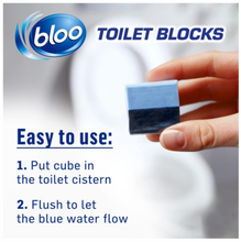 Load image into Gallery viewer, Bloo Original Blue Toilet Blocks 2x50g
