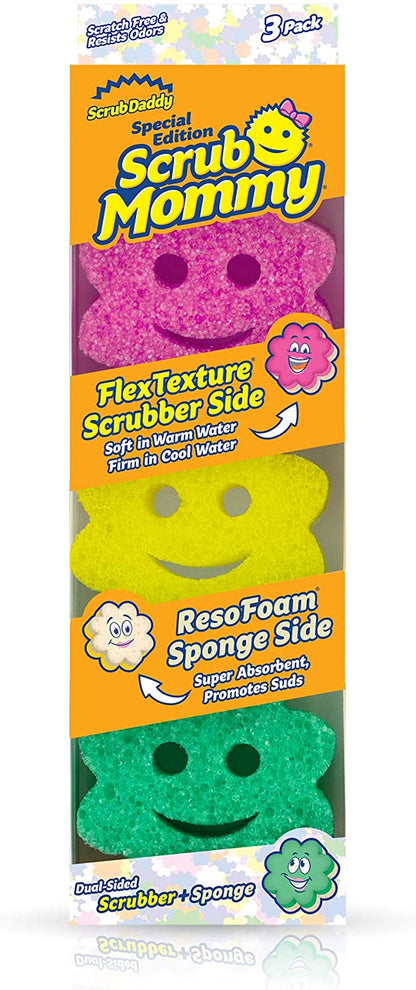 Scrub Mommy Sponge Set Power Flower 3CT