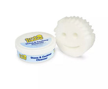Load image into Gallery viewer, Scrub Daddy Stove and Cooktop Cleaner with Scrub Mommy
