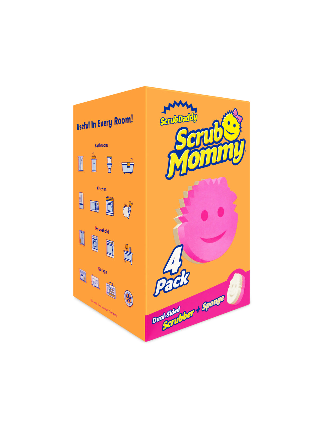 Scrub Mommy Dual Sided Scrubber + Sponge (4CT)