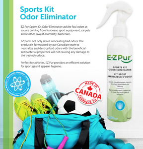 EZ Pur Sport Kit Odor Eliminator 220ml